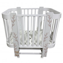 Детская кроватка с маятником Антел Solnyshko 3 100х70 см. Характеристики.