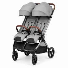 Детская прогулочная коляска для двойни Carrello Link автоматическое сложение. Характеристики.