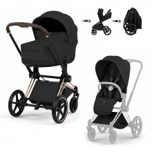 Cybex Priam V сложение с люлькой