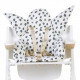 ChildHome Подушка для стульчика Evolu2 цвет angel jersey leopard