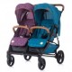 Прогулочная коляска для двойни Chipolino Passo Doble цвет boy-girl 2020 Chipolino Passo Doble цвет boy-girl 2020