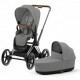 Cybex Priam IV 2в1 на больших колесах цвет mirage grey/ chrome brown