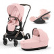 Cybex Priam IV 3 в 1 автокресло Cloud T i-Size Plus цвет peach pink rosegold