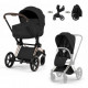 Cybex Priam V сложение с люлькой цвет черный RG