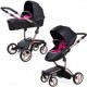 Коляска 2 в 1 Mima Xari Flair 3G цвет black (flair - кожа) rose Mima Xari Flair 3G цвет black (flair - кожа) rose