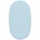 Giovanni Овальная простыня на резинке 125х75 OVAL цвет голубой