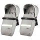 Коляска для двойни Peg-Perego Duette Piroet цвет luxe pure Peg-Perego Duette Piroet цвет luxe pure