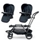 Коляска для двойни Peg-Perego Duette Piroet цвет luxe bluenight + 2 накидки Peg-Perego Duette Piroet цвет luxe bluenight + 2 накидки