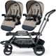 Коляска для двойни Peg-Perego Duette Piroet цвет luxe beige + 2 накидки Peg-Perego Duette Piroet цвет luxe beige + 2 накидки