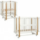 Polini kids Simple 355 с маятником и матрасом цвет елый-дуб крафт золотой