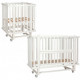 Polini kids Simple 355 с маятником и матрасом цвет белый