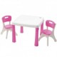  Столик со стульями арт. 719600 розовый