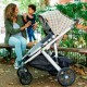 UPPAbaby Vista для двойни 2в1 ракурс 35 Коляска для двойни UPPAbaby Vista для двойни 2в1 ракурс 35