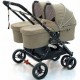 Коляска для двойни с рождения Valco Baby Snap Duo 2 в 1 цвет tailormade brown Valco Baby Snap Duo 2 в 1 цвет tailormade brown